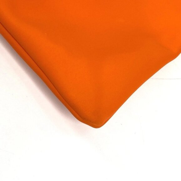 HERMES Neoban Flat Pouch GM clutch bag bag Pouch polyamide Orange - Picture 6 of 11
